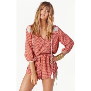 Faithfull The Brand Woodstock Playsuit Romper XS